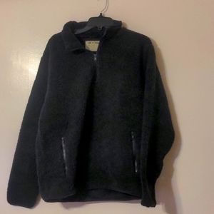 Line of trade glacier fleece jacket soot color